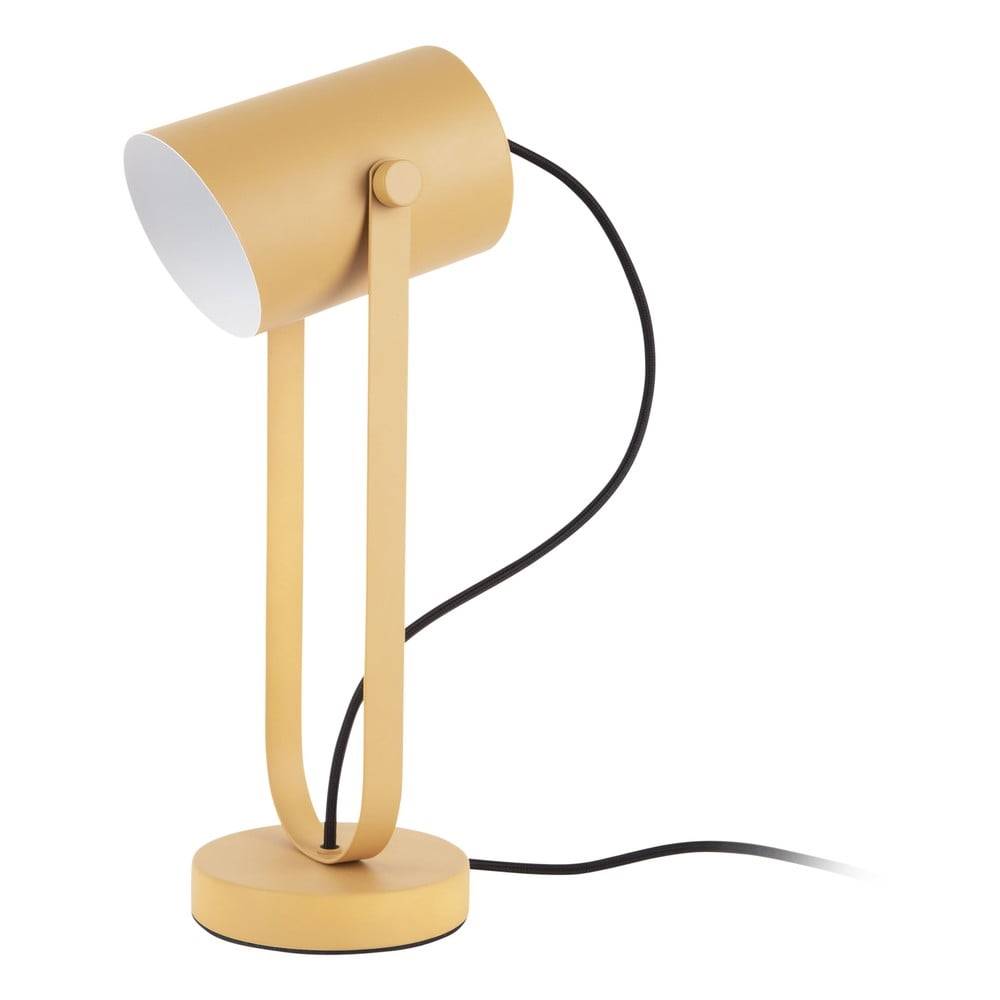 Leitmotiv Žltá stolová lampa  Snazzy, značky Leitmotiv