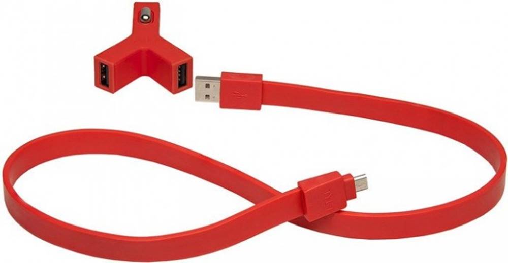 Olpran Nabíjačka do auta 2xUSB 2,1A + kábel Micro USB, červená, značky Olpran