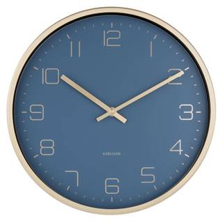 Karlsson  5720BL dizajnové nástenné hodiny, pr. 30 cm, značky Karlsson