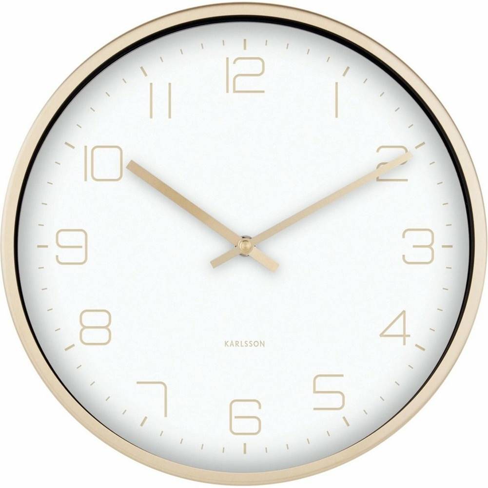 Karlsson  5720WH dizajnové nástenné hodiny, pr. 30 cm, značky Karlsson