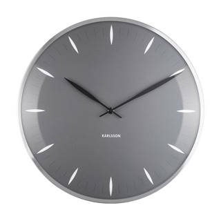 Karlsson 5761GY dizajnové nástenné hodiny, pr. 40 cm