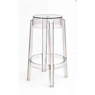 ArtD Barová stolička DUCH | transparentná 66 cm
