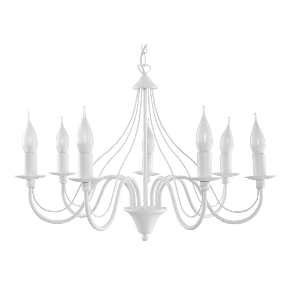 Nice Lamps Biele stropné svietidlo  Floriano 7, značky Nice Lamps