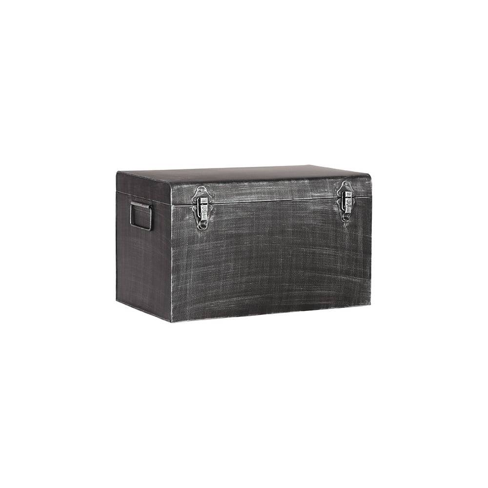 LABEL51 Čierny kovový úložný box , dĺžka 30 cm, značky LABEL51