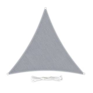 Blumfeldt  Trojuholníková slnečná clona, 3 × 3 × 3 m, s upevňovacími krúžkami, polyester, priedušná, značky Blumfeldt