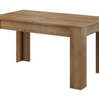 Jedálenský stôl Sky 140x80 cm, dub riviera, rozkladací
