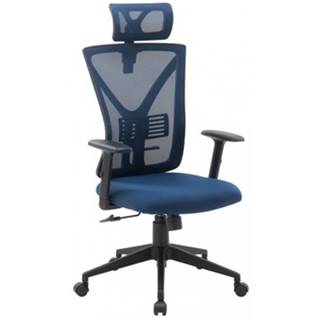 kancelárska stolička Image, modrá látka