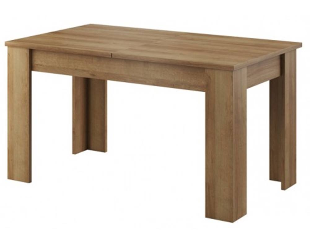 ASKO - NÁBYTOK Jedálenský stôl Sky 140x80 cm, dub riviera, rozkladací, značky ASKO - NÁBYTOK