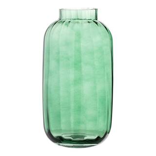 Bloomingville Zelená sklenená váza  Amy, značky Bloomingville