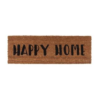 PT LIVING Rohožka s čiernym nápisom  Happy Home, 26 × 75 cm, značky PT LIVING
