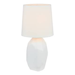 Keramická stolná lampa biela QENNY TYP 1 AT15556
