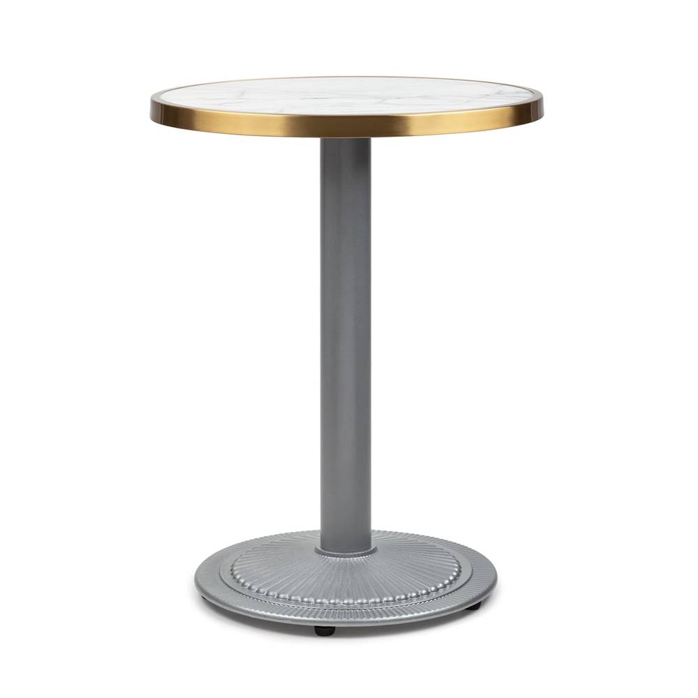 Blumfeldt  Patras Jewel, mramorový stôl, secesný štýl, Ø: 57,5 cm, výška: 75 cm, liatinový stojan, značky Blumfeldt
