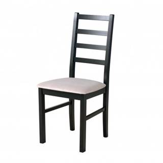 Sconto Jedálenská stolička NILA 8 čierna/béžová, značky Sconto
