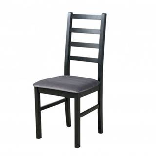 Sconto Jedálenská stolička NILA 8 sivá/čierna, značky Sconto