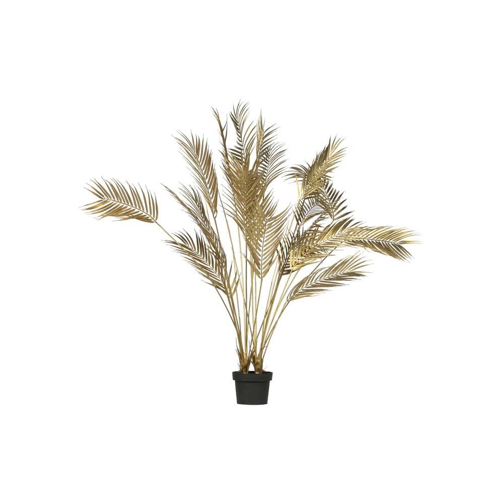 WOOOD Umelá palma v zlatej farbe , výška 110 cm, značky WOOOD