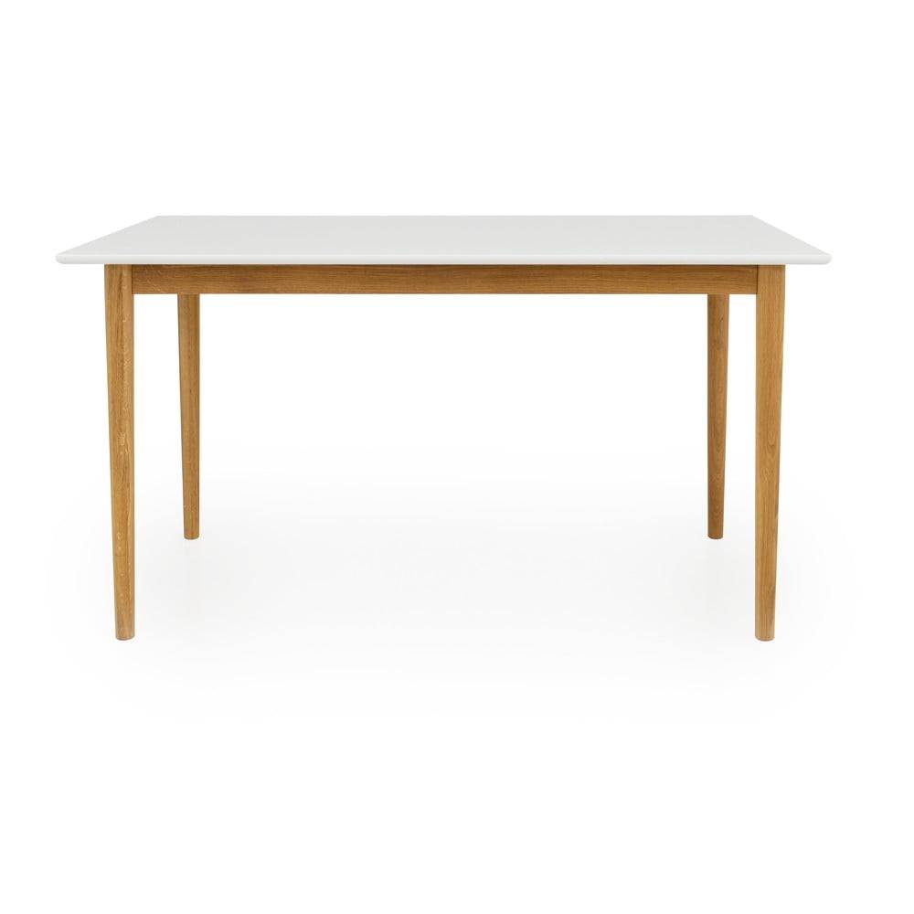 Tenzo Biely jedálenský stôl  Svea, 140 x 80 cm, značky Tenzo