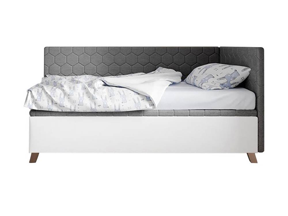 ArtIdz  Čalúnená posteľ SOLO - FIDO | sivá 80 x 200 cm, značky ArtIdz