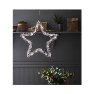 Vianočná závesná svetelná dekorácia Markslöjd Tangle Star, výška 45 cm
