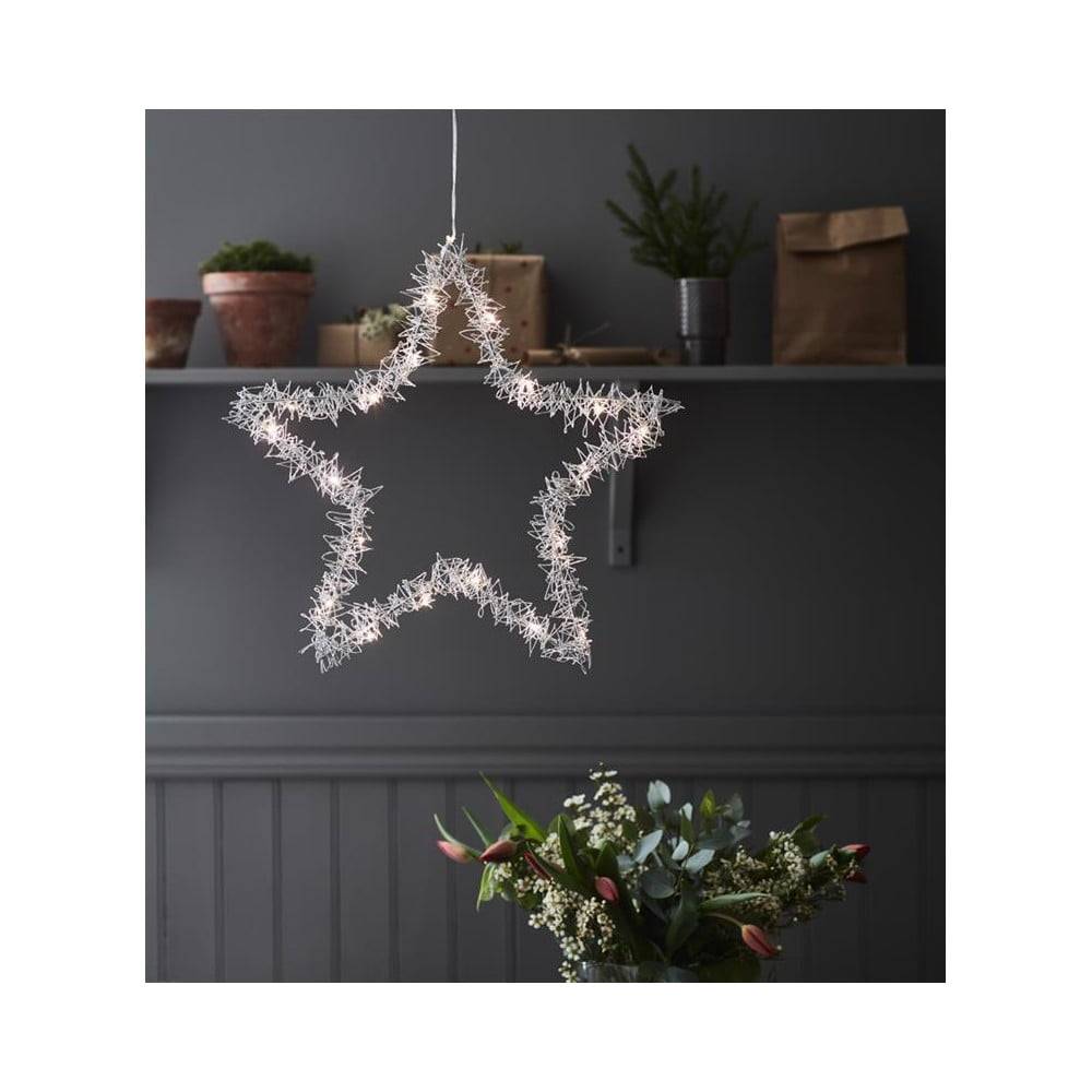 Markslöjd Vianočná závesná svetelná dekorácia  Tangle Star, výška 45 cm, značky Markslöjd