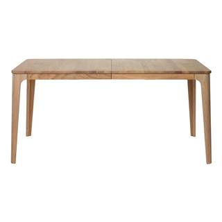 Unique Furniture Rozkladací jedálenský stôl z dreva bieleho duba  Amalfi, 160 x 90 cm, značky Unique Furniture