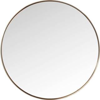 Kare Design Okrúhle zrkadlo s rámom v medenej farbe  Round Curve, ⌀ 100 cm, značky Kare Design
