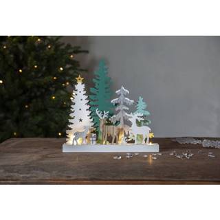 Vianočná svetelná LED dekorácia Star Trading Reinbek Forest, dĺžka 30 cm