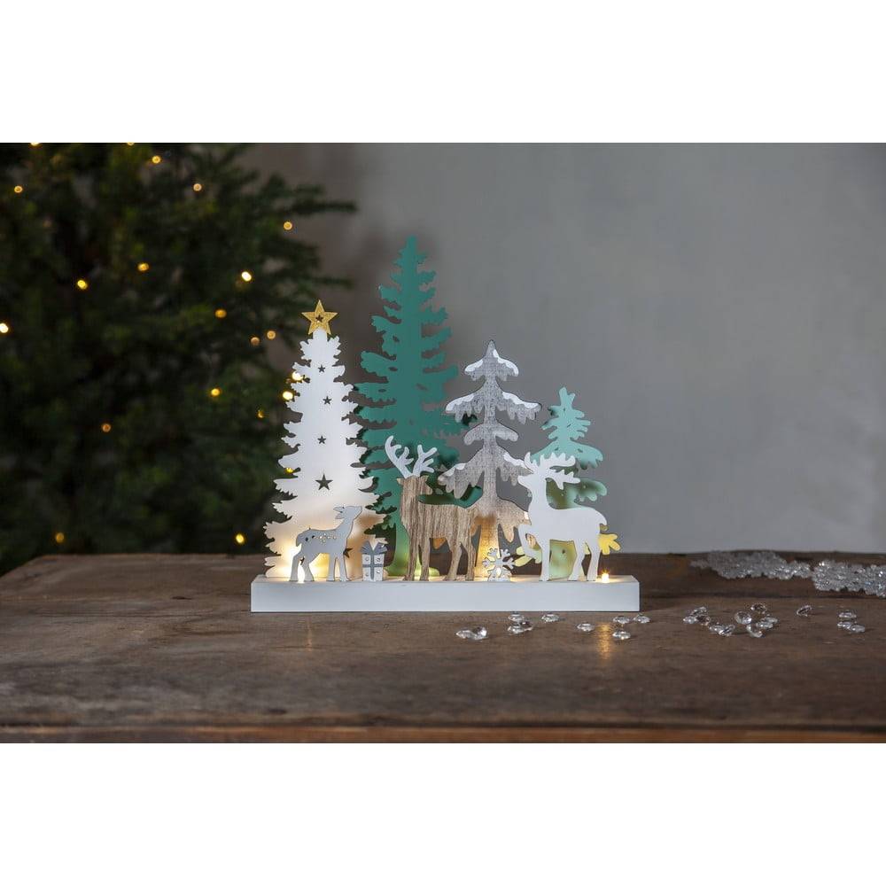Star Trading Vianočná svetelná LED dekorácia  Reinbek Forest, dĺžka 30 cm, značky Star Trading