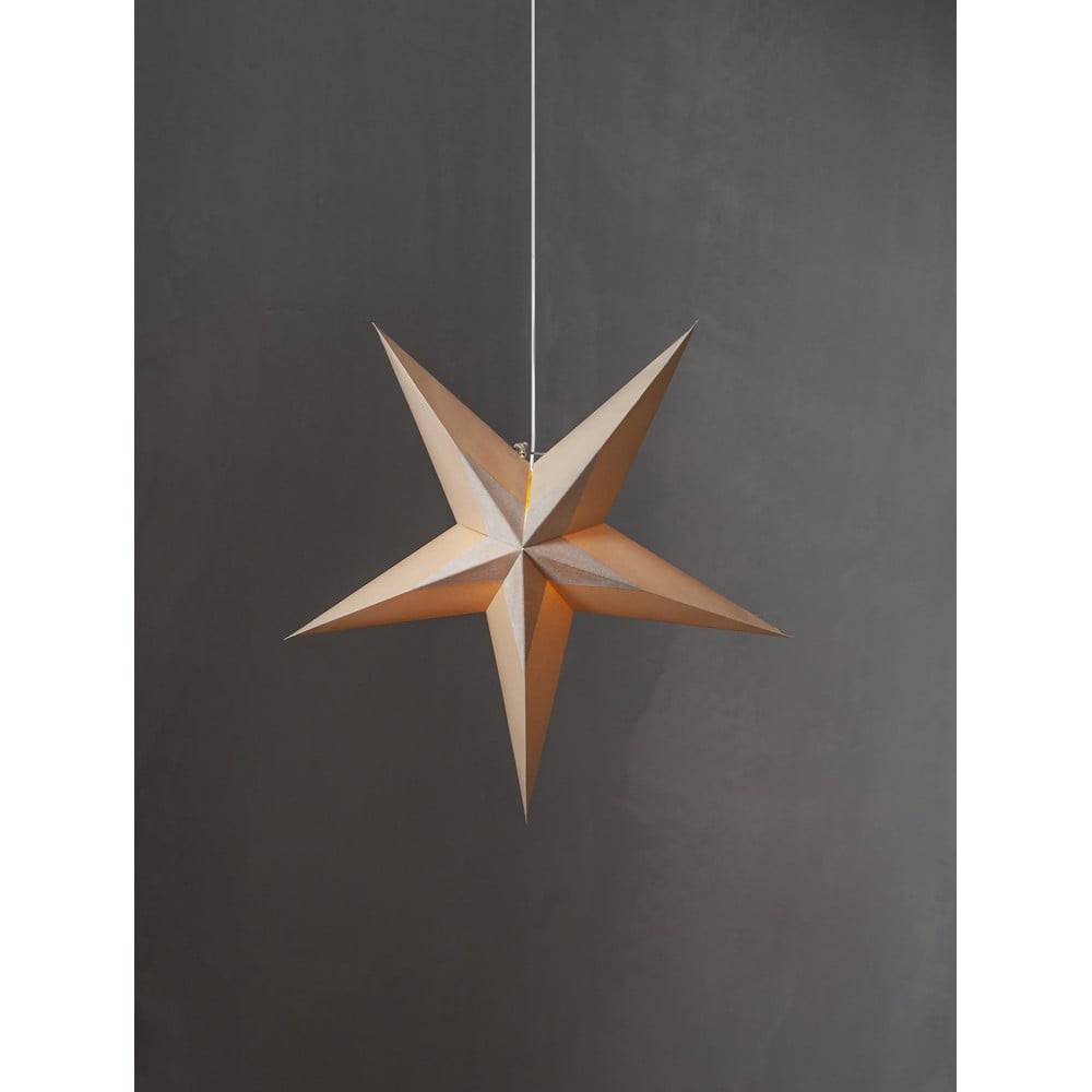 Star Trading Béžová vianočná svetelná dekorácia  Diva, ø 60 cm, značky Star Trading