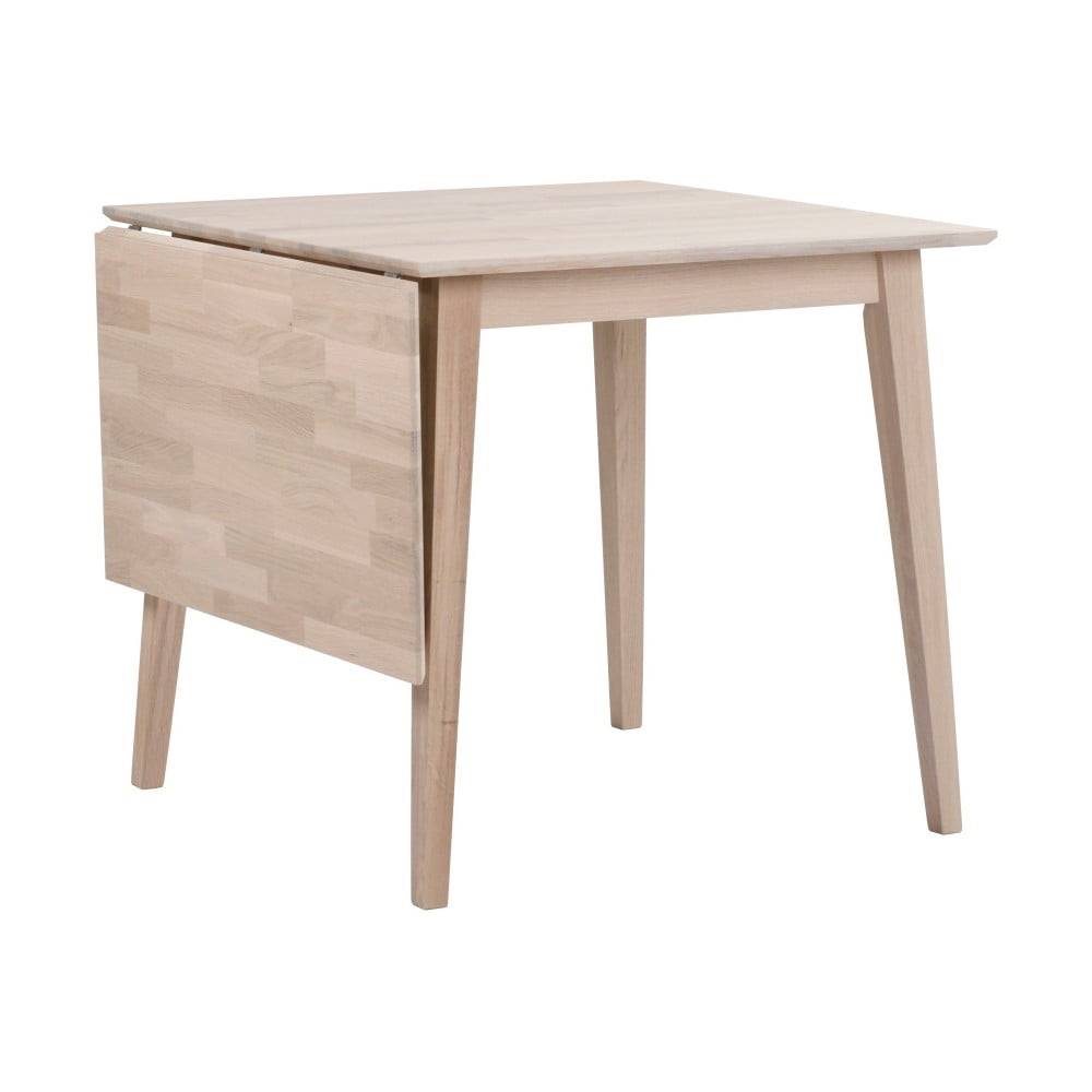 Rowico Matne lakovaný sklápací dubový jedálenský stôl  Mimi, 80 x 80 cm, značky Rowico