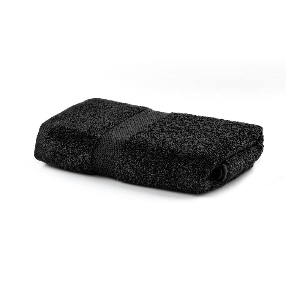 DecoKing Čierny uterák  Marina, 50 × 100 cm, značky DecoKing