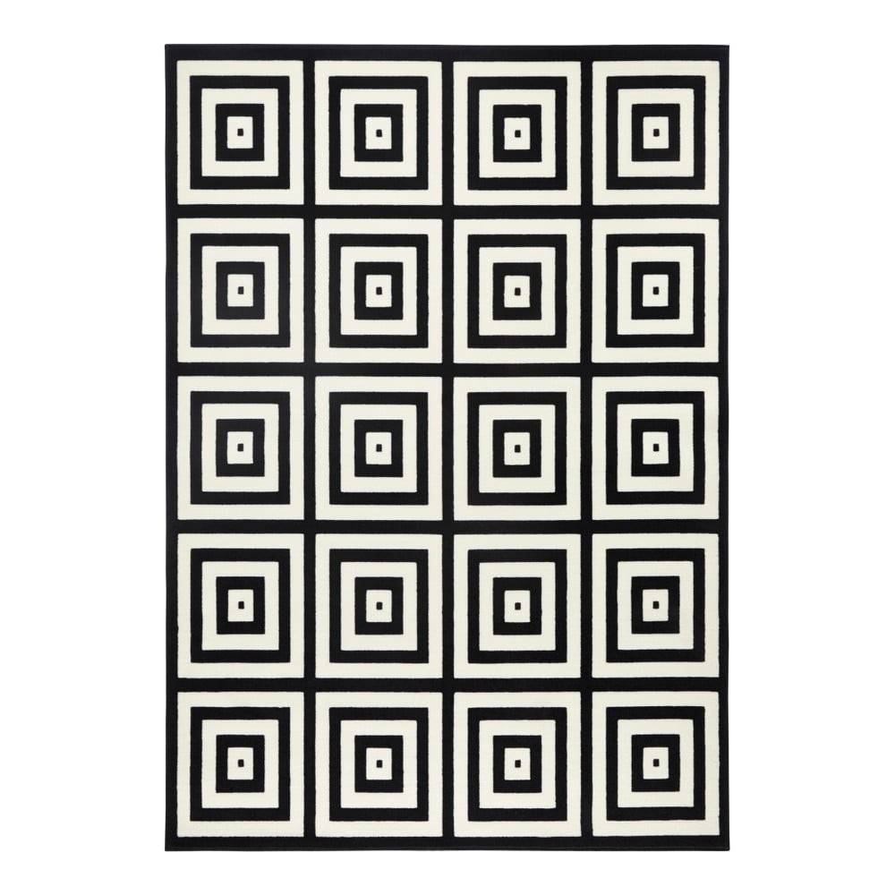 Zala Living Čierno-sivý koberec  Duola, 70 × 140 cm, značky Zala Living