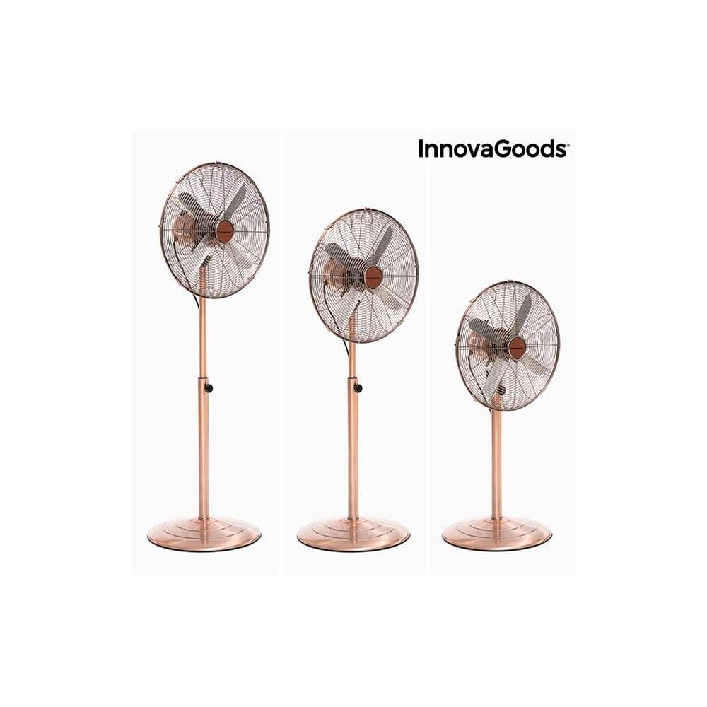 InnovaGoods Nastaviteľný ventilátor v medenej farbe  Retro, značky InnovaGoods