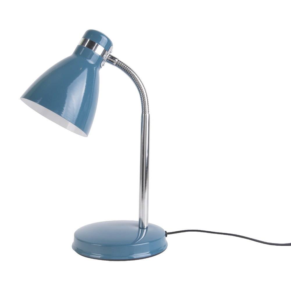 Leitmotiv Modrá stolová lampa  Study Blue, značky Leitmotiv