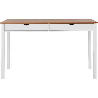 Støraa Bielo-hnedý pracovný stôl  Gava, dĺžka 140 cm, značky Støraa
