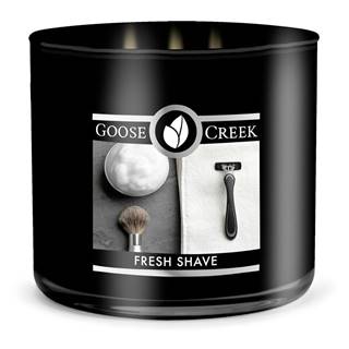 Goose Creek Pánska vonná sviečka v dóze  Fresh Shave, 35 hodín horenia, značky Goose Creek