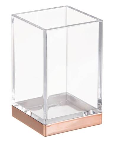 Priehľadný úložný box iDesign Clarity, 6 x 6 cm