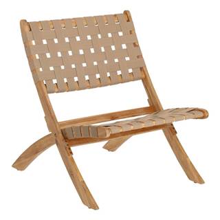 La Forma Béžová záhradná skladacia stolička z akáciového dreva Kave Home Chabeli, značky La Forma