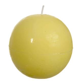 J-Line Žltá sviečka  Ball, značky J-Line
