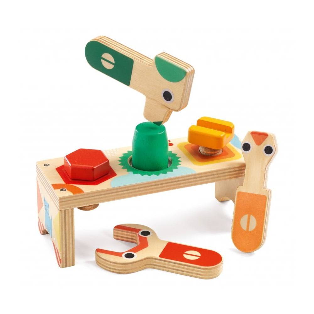 Djeco Drevená hracia súprava pre malých domácich majstrov , značky Djeco