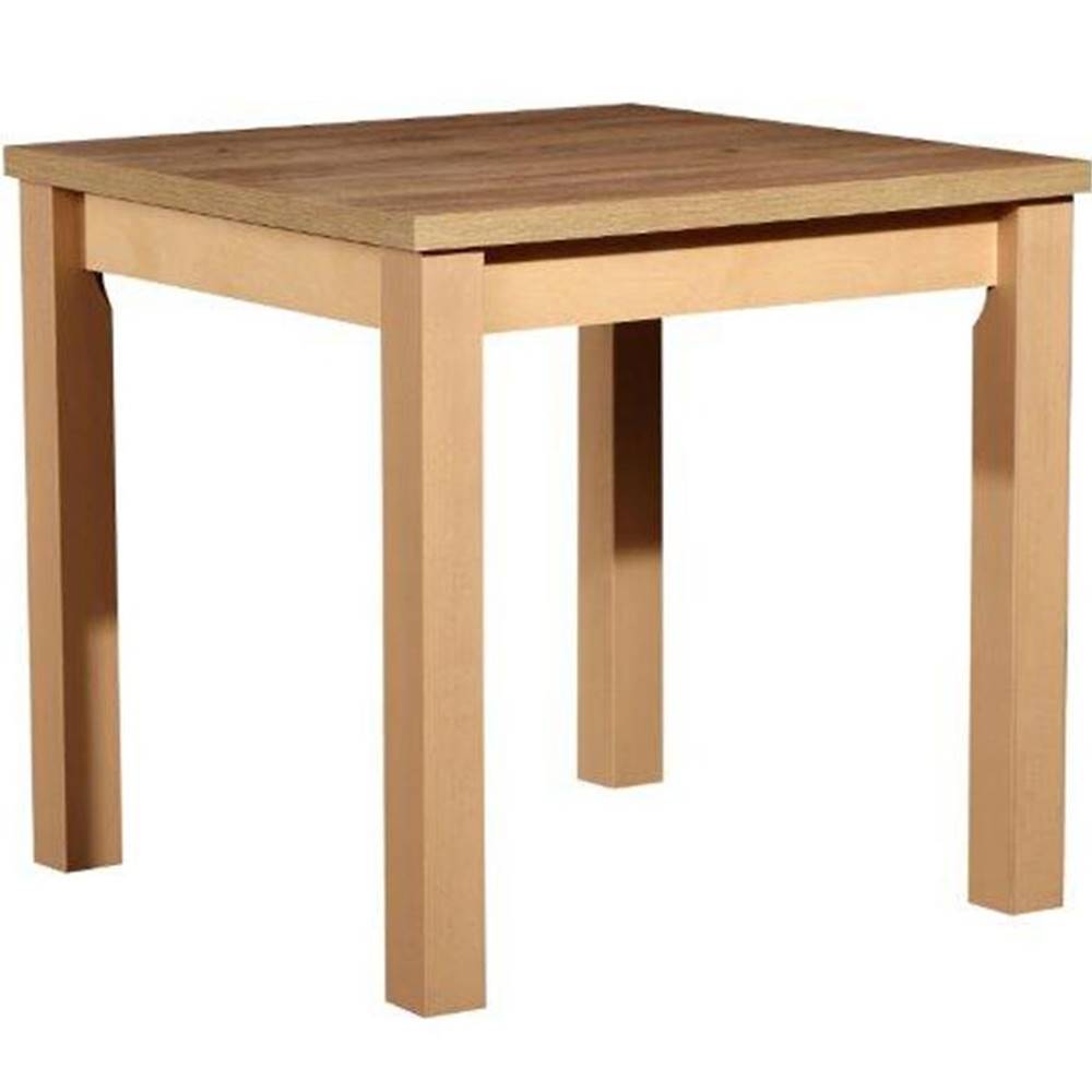 MERKURY MARKET Jedálenský stôl ST44 80x80 dub wotan, značky MERKURY MARKET