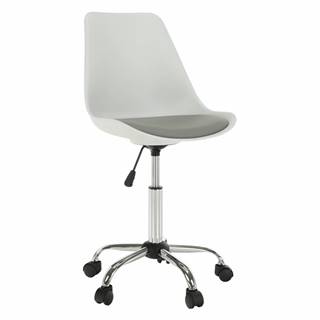 Kancelárska stolička biela/sivá DARISA NEW