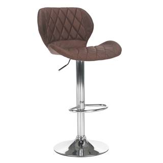 Kondela Barová stolička hnedá/chróm SOFALA R1 rozbalený tovar, značky Kondela