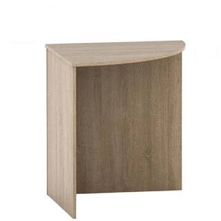 Stôl rohový oblúkový dub sonoma TEMPO ASISTENT NEW 024 R1 rozbalený tovar