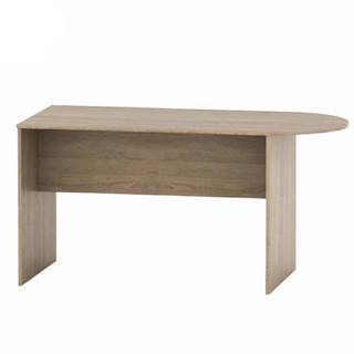 Kondela Zasadací stôl s oblúkom 150 dub sonoma TEMPO ASISTENT NEW 022 R1 rozbalený tovar, značky Kondela