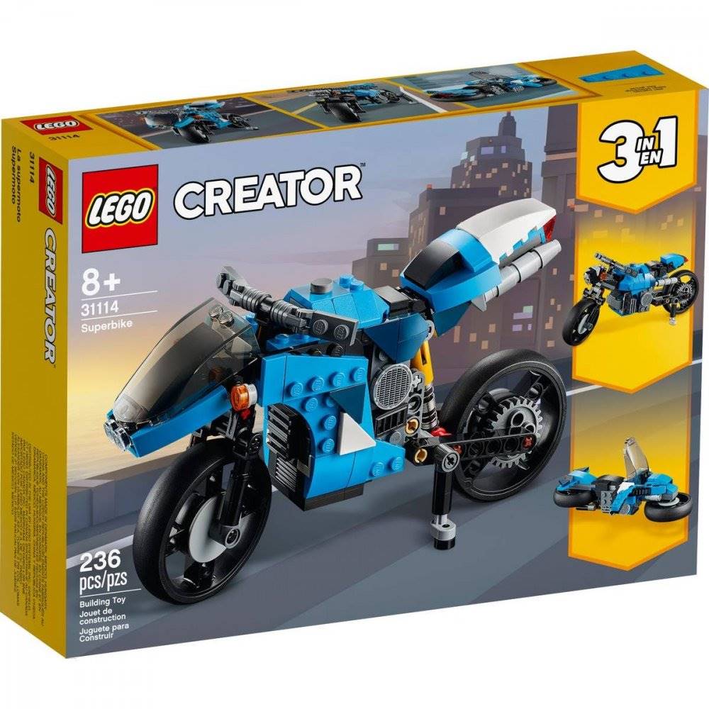 LEGO  CREATOR SUPERMOTORKA /31114/, značky LEGO