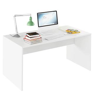 KONDELA Písací stôl, biela, RIOMA TYP 16