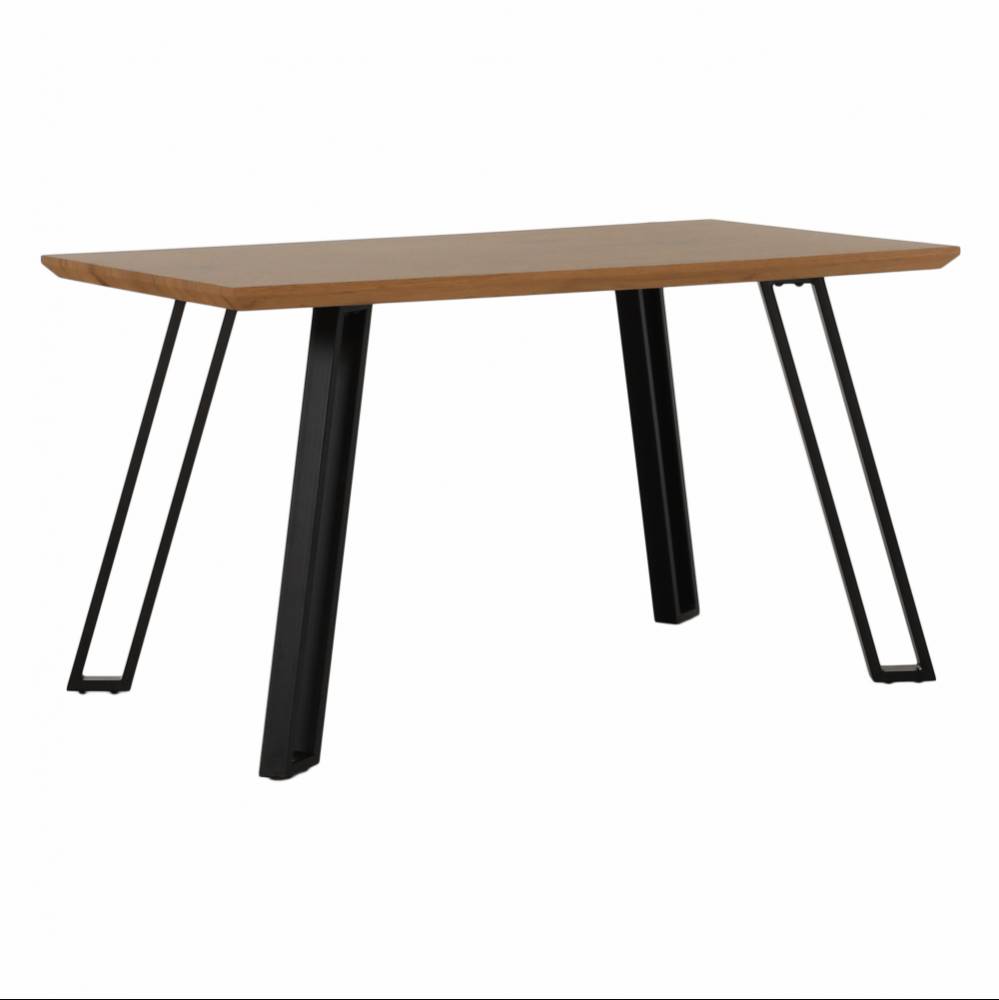 Kondela KONDELA Jedálenský stôl, dub/čierna, 140x80 cm, PEDAL, značky Kondela