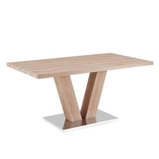 Kondela KONDELA Jedálenský stôl,svetlý dub, 160x90 cm, HESTON, značky Kondela