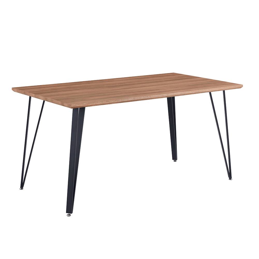 Kondela KONDELA Jedálenský stôl, dub/čierna, 150x80 cm, FRIADO, značky Kondela