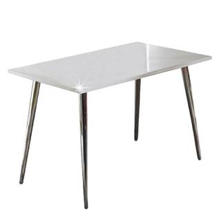 Kondela KONDELA Jedálenský stôl, MDF+chróm, extra vyský lesk HG, 120x70 cm, PEDRO, značky Kondela